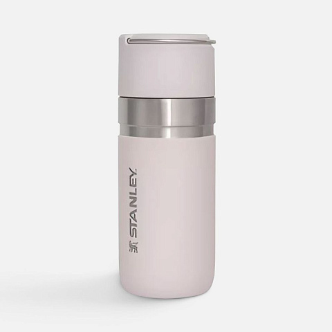 Термобутылка Go Quick Flip 470, светло-фиолетовая - рис 2.