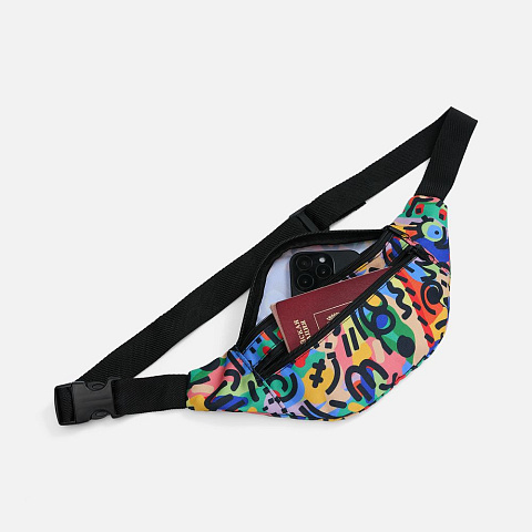 Сумка поясная Bolsana с передним карманом с печатью на заказ - рис 6.