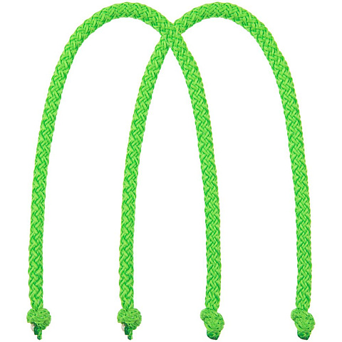 Ручки Corda для пакета L, ярко-зеленые (салатовые) - рис 2.
