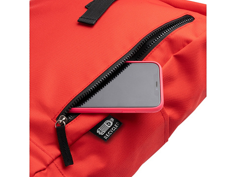 Рюкзак из RPET полиэстера DRONTE, красный - рис 3.