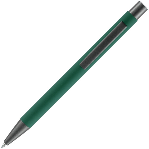 Ручка шариковая Atento Soft Touch, зеленая - рис 4.