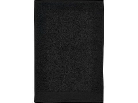 Хлопковое полотенце для ванной Chloe 30x50 см плотностью 550 г/м2, черный - рис 2.