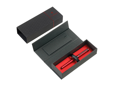 Ручка-роллер Pierre Cardin BRILLANCE, цвет - красный. Упаковка B-1 - рис 7.