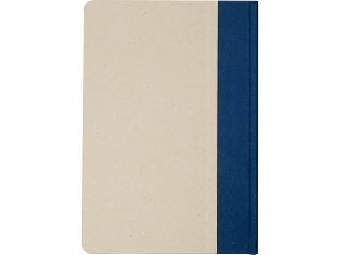 Liliana блокнот формата А5 в твердой обложке из пластика из сахарного тростника - Синий - рис 3.