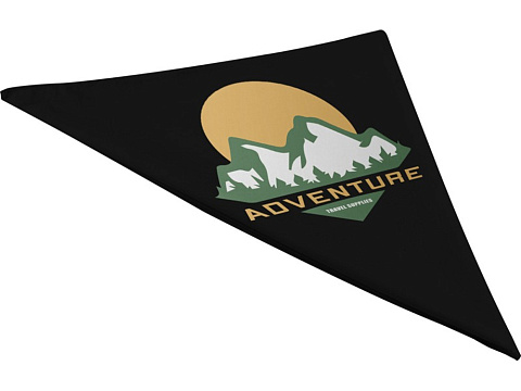 Heracles бандана - сплошной черный - рис 4.