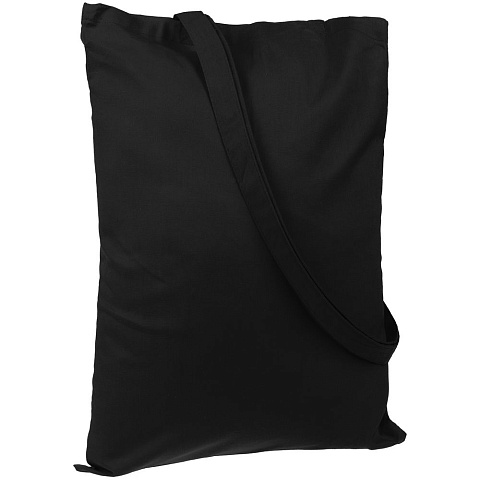 Холщовая сумка Basic 105, черная - рис 2.