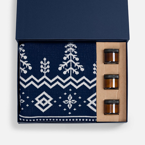 Набор Candleflakes, синий - рис 3.