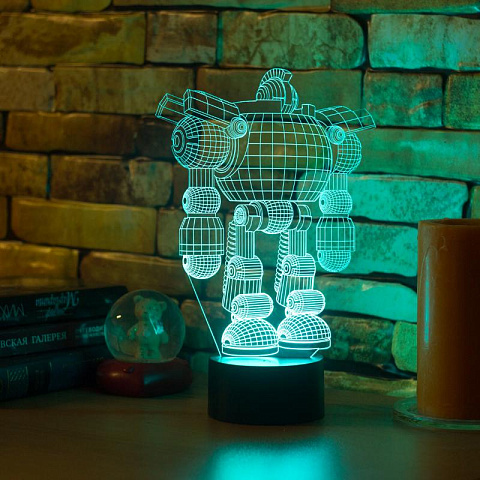 3D светильник Робот - рис 5.
