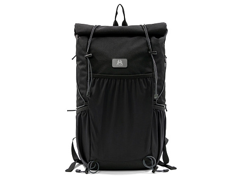 Легкий складывающийся рюкзак-мессенджер Venturer Eco, черный - рис 3.