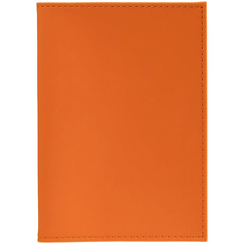Обложка для паспорта Shall, оранжевая - рис 2.