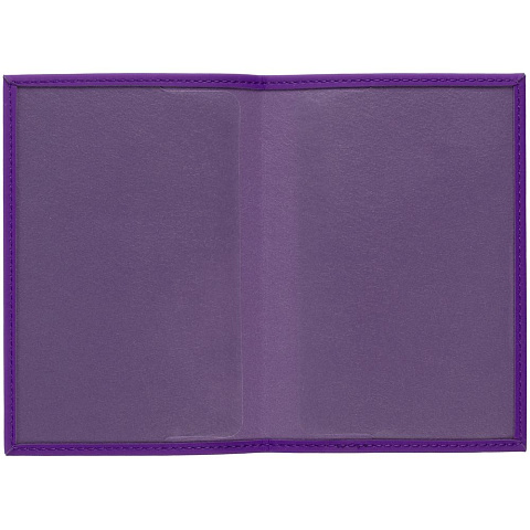 Обложка для паспорта Shall, фиолетовая - рис 4.