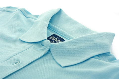 Рубашка поло женская Semora, голубая - рис 6.