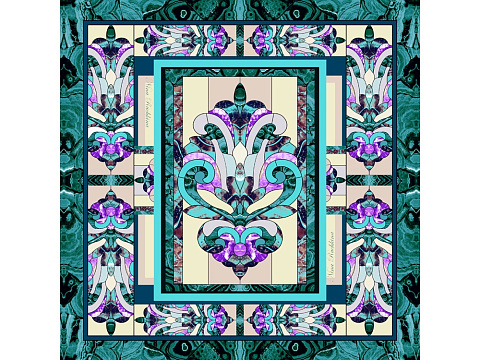 Платок Каменный Цветок