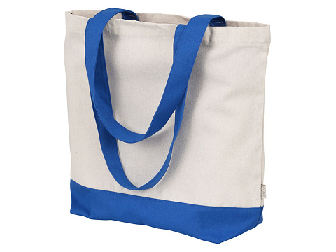 Сумка для шоппинга Cotton из переработанного хлопка 280 г, синий