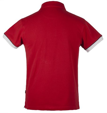 Рубашка поло мужская Anderson, красная - рис 3.