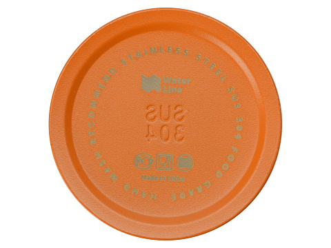 Бутылка для воды Supply Waterline, нерж сталь, 850 мл, оранжевый - рис 9.