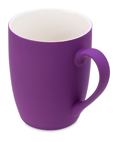 Подарочный набор с блокнотом С1, металлической ручкой и кружкой, фиолетовый - рис 7.