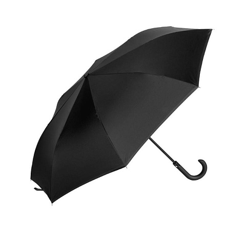 Черный зонт трость наоборот - рис 4.