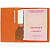 Обложка для паспорта Petrus, оранжевая - миниатюра - рис 4.