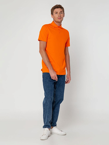 Рубашка поло Virma Light, оранжевая - рис 10.