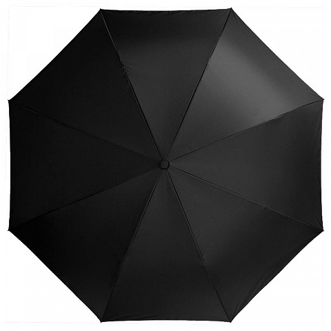 Черный мужской зонт-наоборот трость - рис 6.