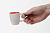 Кофейная кружка Pairy с ложкой, оранжевая - миниатюра - рис 3.