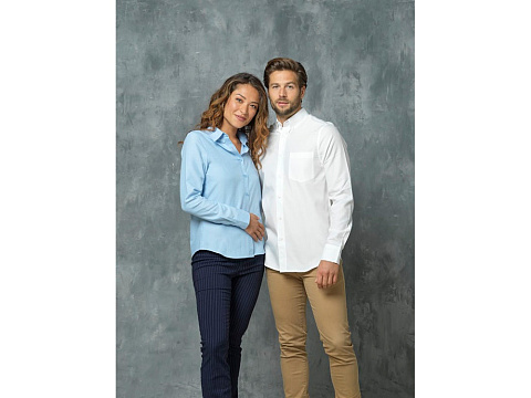 Pollux Женская рубашка с длинным рукавом, темно-синий - рис 6.