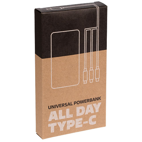 Aккумулятор Uniscend All Day Type-C 10000 мAч, красный - рис 8.