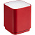 Беспроводная колонка с подсветкой логотипа Glim, красная - миниатюра - рис 2.