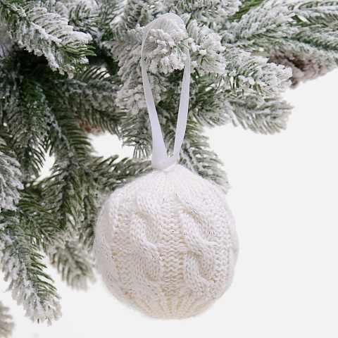 Вязаный шарик «Магия зимы» - рис 2.