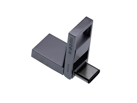 USB 3.0-флешка на 128 Гб с разъемами USB-A и Type-C, серебристый - рис 2.