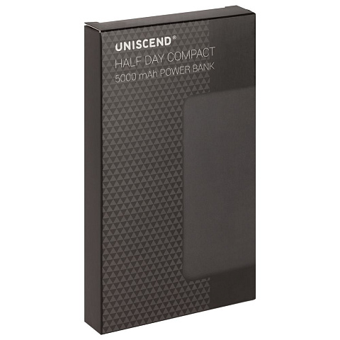 Внешний аккумулятор Uniscend Half Day Compact 5000 мAч, черный - рис 7.