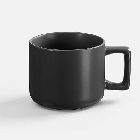 Чашка Jumbo в коробке матовая, черная - рис 3.