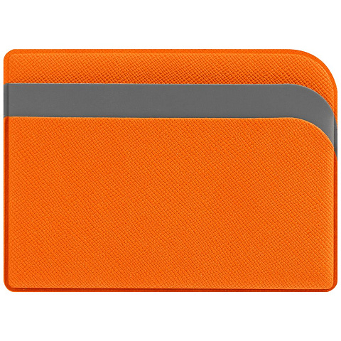 Чехол для карточек Dual, оранжевый - рис 2.