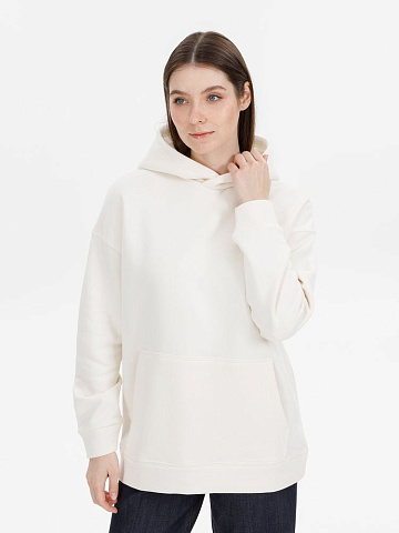 Худи оверсайз унисекс Snuggie, молочно-белое - рис 6.