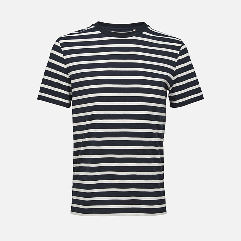 Футболка унисекс Legend, темно-синяя с молочно-белым - рис 2.