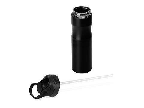 Бутылка для воды Hike Waterline, нерж сталь, 850 мл, черный (Р) - рис 5.
