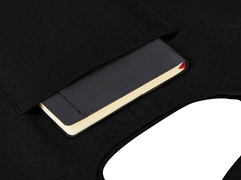 Сумка-шоппер Vest из хлопка 340 г/м2, черный - рис 5.