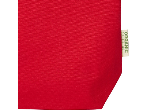 Orissa эко-сумка из органического материала GOTS, плотностью 270 г/м² - Красный - рис 4.