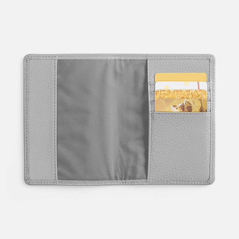 Обложка для паспорта Unison, серая - рис 6.