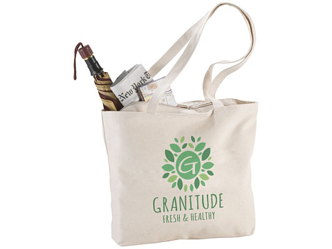 Сумка на молнии Purch, натуральный - рис 8.