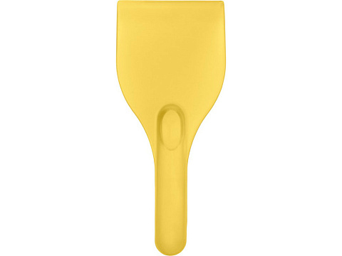 Скребок для льда Chilly 2.0 из переработанного ПЭТ, желтый - рис 2.