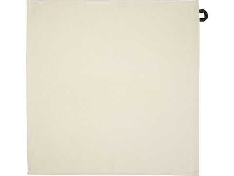 Alora кухонное полотенце из переработанного хлопка плотностью 200 г/м² - сплошной черный - рис 2.