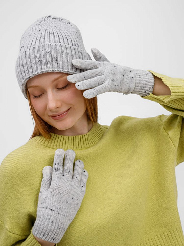 Шапка Spotti, светло-серая - рис 7.