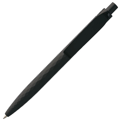 Ручка шариковая Prodir QS01 PRP-P Soft Touch, черная - рис 3.