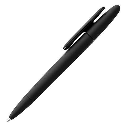 Ручка шариковая Prodir DS5 TRR-P Soft Touch, черная - рис 3.