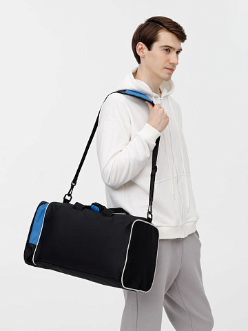 Спортивная сумка Fitnext, черная с синим - рис 9.