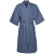 Халат вафельный мужской Boho Kimono, синий - миниатюра