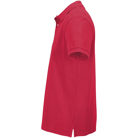 Рубашка поло унисекс Pacific, красная - рис 4.