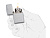 Зажигалка ZIPPO Classic с покрытием Chrome Arch, латунь/сталь, серебристая, матовая, 38x13x57 мм - миниатюра - рис 4.
